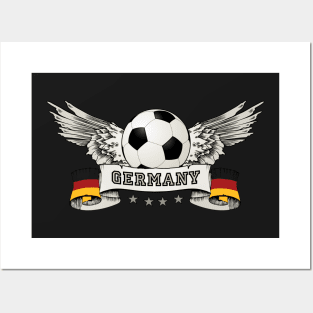 World Cup Germany Vintage Supporter Gear Posters and Art